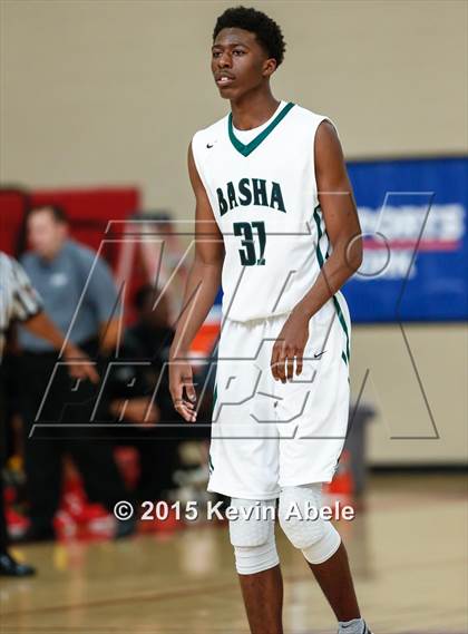 Thumbnail 1 in Basha vs Salesian (Hoophall West Invitational) photogallery.