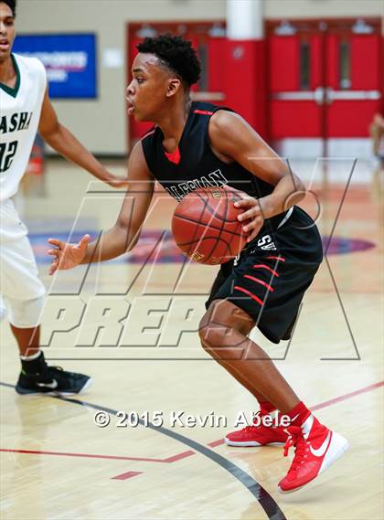 Thumbnail 2 in Basha vs Salesian (Hoophall West Invitational) photogallery.