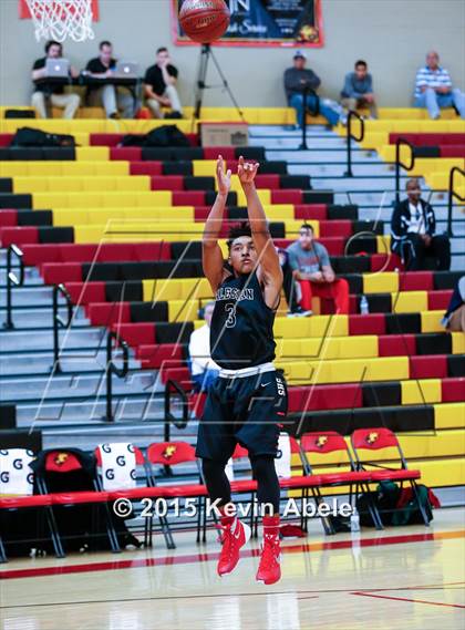 Thumbnail 2 in Basha vs Salesian (Hoophall West Invitational) photogallery.