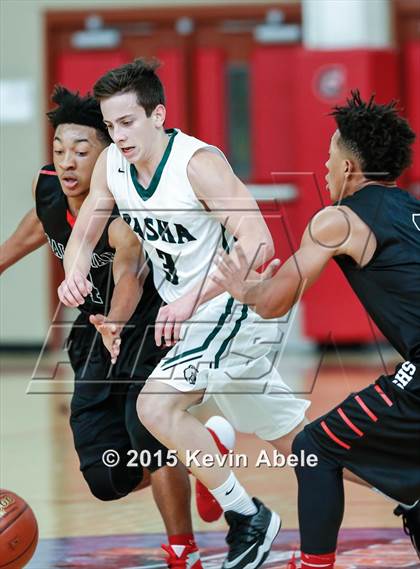 Thumbnail 2 in Basha vs Salesian (Hoophall West Invitational) photogallery.