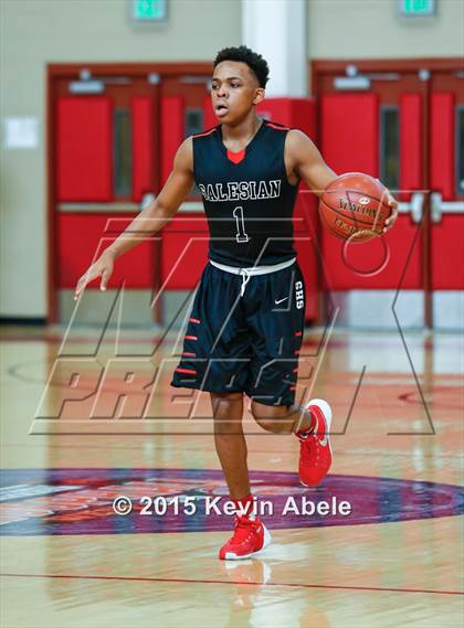 Thumbnail 3 in Basha vs Salesian (Hoophall West Invitational) photogallery.