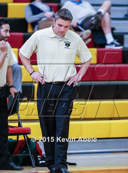 Thumbnail 2 in Basha vs Salesian (Hoophall West Invitational) photogallery.