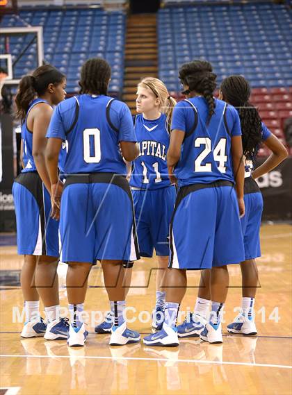 Thumbnail 2 in Capital Christian vs. Brookside Christian (CIF SJS D5 Final) photogallery.