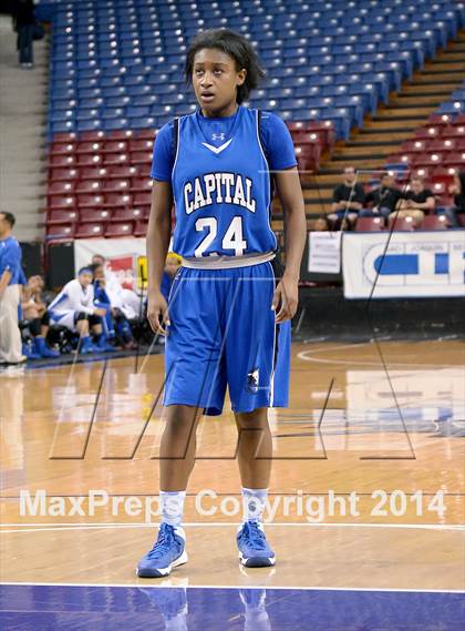 Thumbnail 2 in Capital Christian vs. Brookside Christian (CIF SJS D5 Final) photogallery.