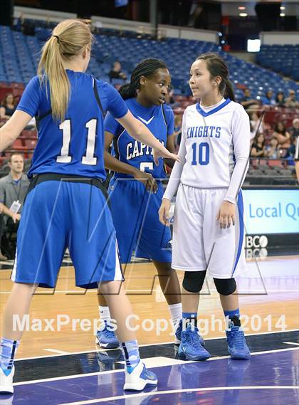 Thumbnail 1 in Capital Christian vs. Brookside Christian (CIF SJS D5 Final) photogallery.