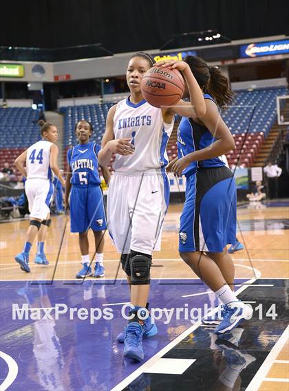 Thumbnail 3 in Capital Christian vs. Brookside Christian (CIF SJS D5 Final) photogallery.