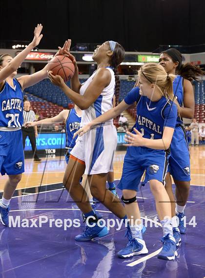 Thumbnail 2 in Capital Christian vs. Brookside Christian (CIF SJS D5 Final) photogallery.