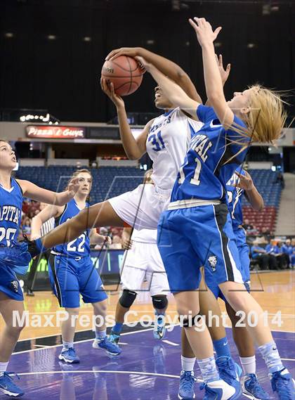 Thumbnail 3 in Capital Christian vs. Brookside Christian (CIF SJS D5 Final) photogallery.