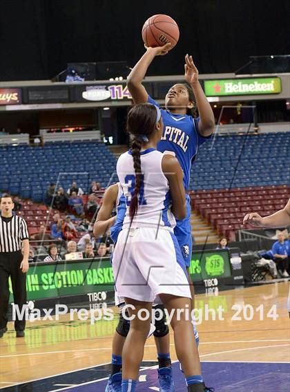 Thumbnail 3 in Capital Christian vs. Brookside Christian (CIF SJS D5 Final) photogallery.