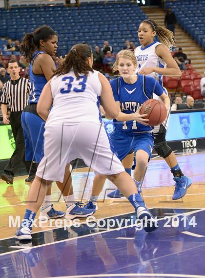 Thumbnail 3 in Capital Christian vs. Brookside Christian (CIF SJS D5 Final) photogallery.