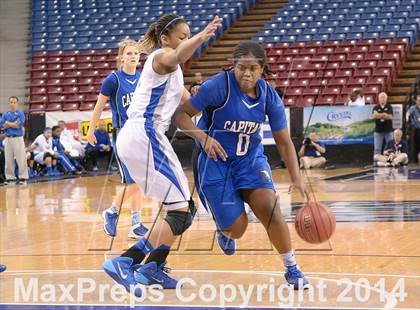 Thumbnail 3 in Capital Christian vs. Brookside Christian (CIF SJS D5 Final) photogallery.