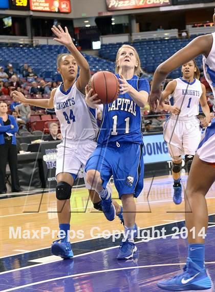 Thumbnail 2 in Capital Christian vs. Brookside Christian (CIF SJS D5 Final) photogallery.