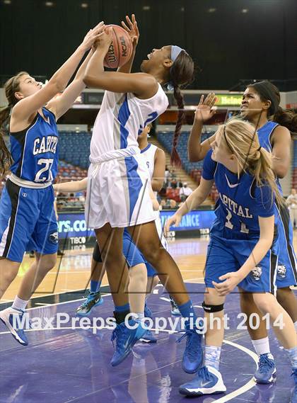 Thumbnail 3 in Capital Christian vs. Brookside Christian (CIF SJS D5 Final) photogallery.