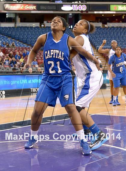 Thumbnail 1 in Capital Christian vs. Brookside Christian (CIF SJS D5 Final) photogallery.