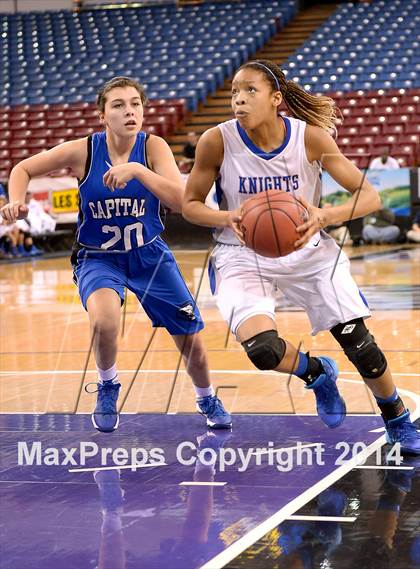 Thumbnail 2 in Capital Christian vs. Brookside Christian (CIF SJS D5 Final) photogallery.