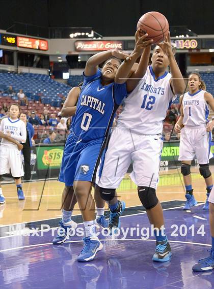 Thumbnail 3 in Capital Christian vs. Brookside Christian (CIF SJS D5 Final) photogallery.