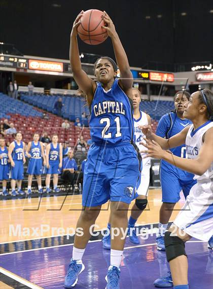 Thumbnail 2 in Capital Christian vs. Brookside Christian (CIF SJS D5 Final) photogallery.