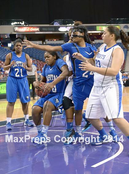 Thumbnail 1 in Capital Christian vs. Brookside Christian (CIF SJS D5 Final) photogallery.