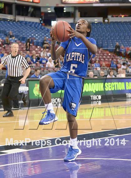 Thumbnail 3 in Capital Christian vs. Brookside Christian (CIF SJS D5 Final) photogallery.
