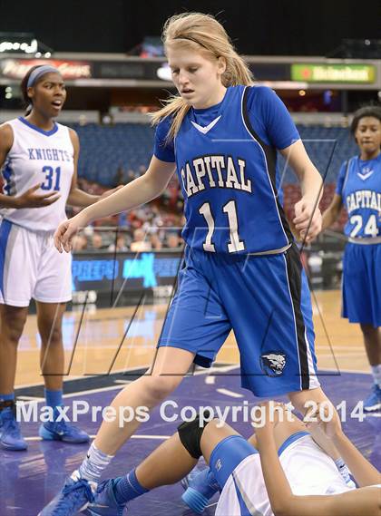 Thumbnail 1 in Capital Christian vs. Brookside Christian (CIF SJS D5 Final) photogallery.