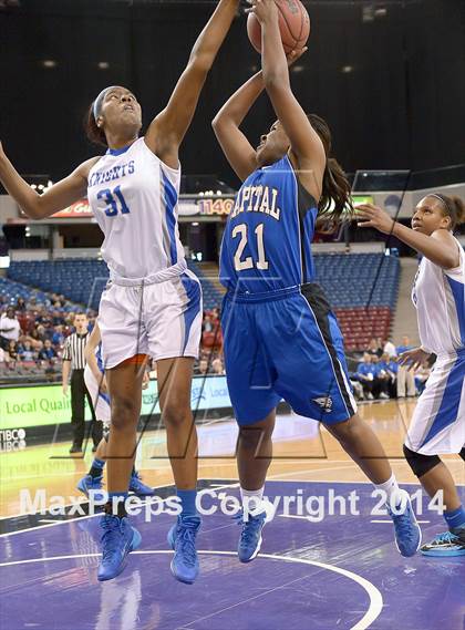 Thumbnail 2 in Capital Christian vs. Brookside Christian (CIF SJS D5 Final) photogallery.