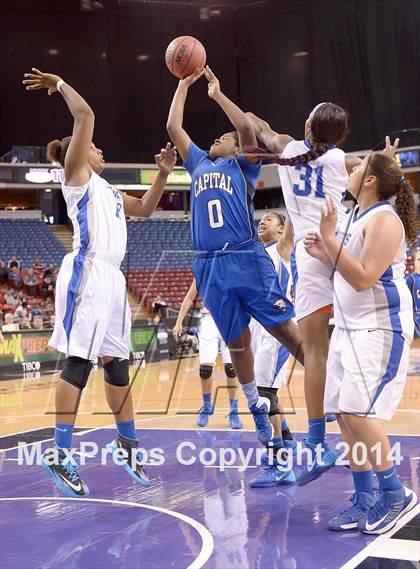 Thumbnail 2 in Capital Christian vs. Brookside Christian (CIF SJS D5 Final) photogallery.