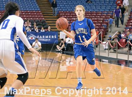 Thumbnail 2 in Capital Christian vs. Brookside Christian (CIF SJS D5 Final) photogallery.
