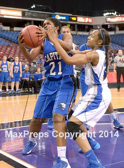 Thumbnail 3 in Capital Christian vs. Brookside Christian (CIF SJS D5 Final) photogallery.