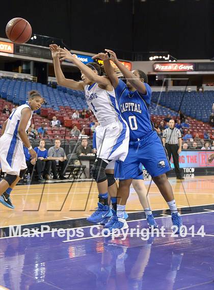 Thumbnail 3 in Capital Christian vs. Brookside Christian (CIF SJS D5 Final) photogallery.