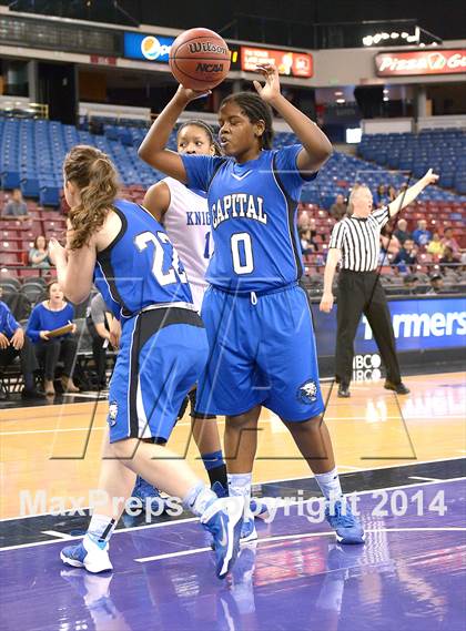 Thumbnail 2 in Capital Christian vs. Brookside Christian (CIF SJS D5 Final) photogallery.