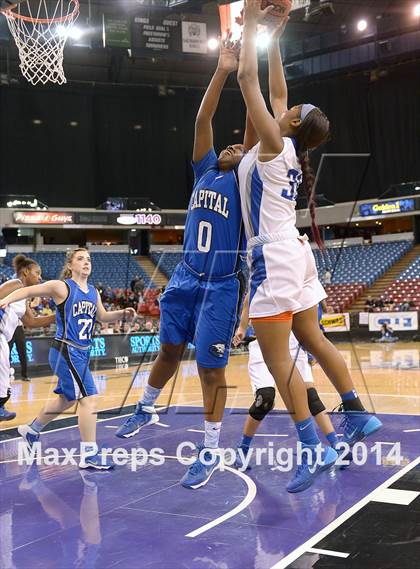 Thumbnail 2 in Capital Christian vs. Brookside Christian (CIF SJS D5 Final) photogallery.