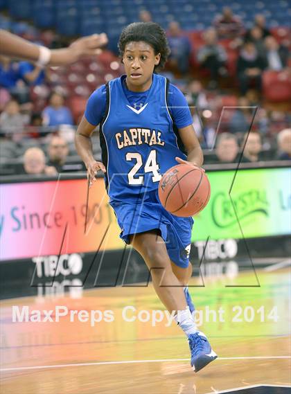 Thumbnail 2 in Capital Christian vs. Brookside Christian (CIF SJS D5 Final) photogallery.