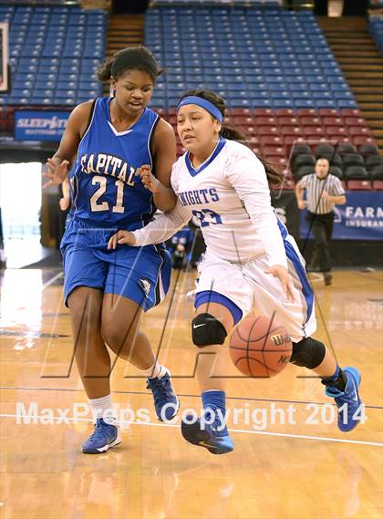 Thumbnail 3 in Capital Christian vs. Brookside Christian (CIF SJS D5 Final) photogallery.