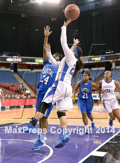 Thumbnail 1 in Capital Christian vs. Brookside Christian (CIF SJS D5 Final) photogallery.