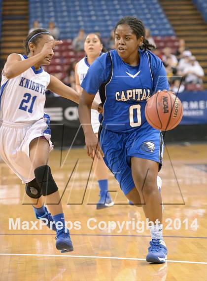 Thumbnail 1 in Capital Christian vs. Brookside Christian (CIF SJS D5 Final) photogallery.