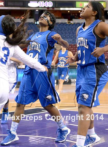 Thumbnail 1 in Capital Christian vs. Brookside Christian (CIF SJS D5 Final) photogallery.