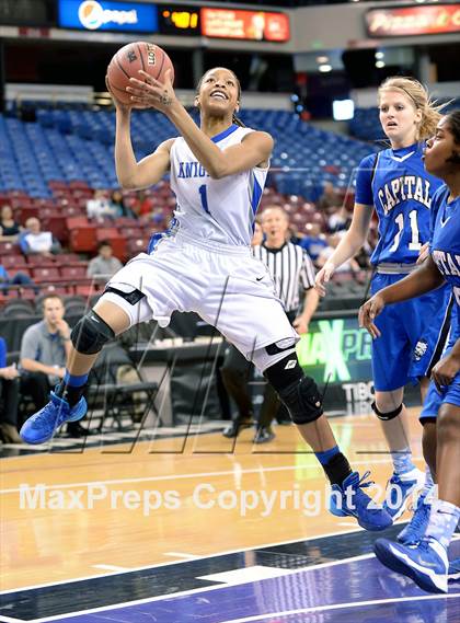 Thumbnail 1 in Capital Christian vs. Brookside Christian (CIF SJS D5 Final) photogallery.
