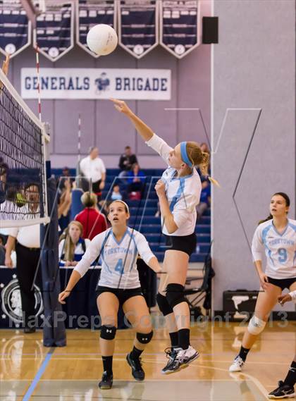 Thumbnail 3 in Yorktown vs Washington-Lee (Jr. Volleyball Brawl II) photogallery.