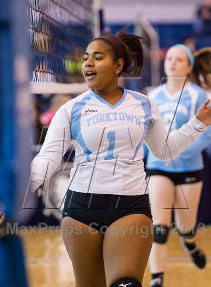 Thumbnail 3 in Yorktown vs Washington-Lee (Jr. Volleyball Brawl II) photogallery.