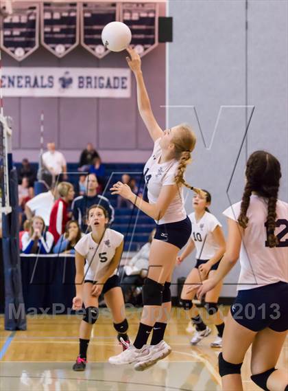 Thumbnail 3 in Yorktown vs Washington-Lee (Jr. Volleyball Brawl II) photogallery.