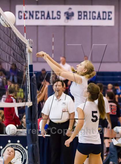Thumbnail 2 in Yorktown vs Washington-Lee (Jr. Volleyball Brawl II) photogallery.
