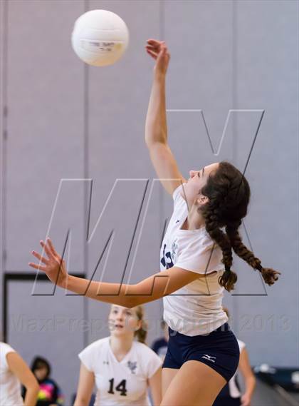 Thumbnail 2 in Yorktown vs Washington-Lee (Jr. Volleyball Brawl II) photogallery.