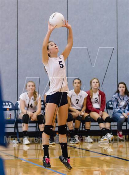 Thumbnail 1 in Yorktown vs Washington-Lee (Jr. Volleyball Brawl II) photogallery.