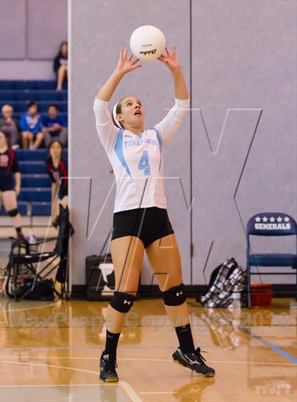 Thumbnail 2 in Yorktown vs Washington-Lee (Jr. Volleyball Brawl II) photogallery.