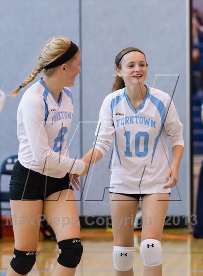 Thumbnail 3 in Yorktown vs Washington-Lee (Jr. Volleyball Brawl II) photogallery.