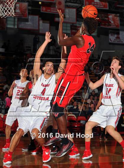 Thumbnail 2 in Orange Lutheran vs. Westchester (Nike Extravaganza) photogallery.