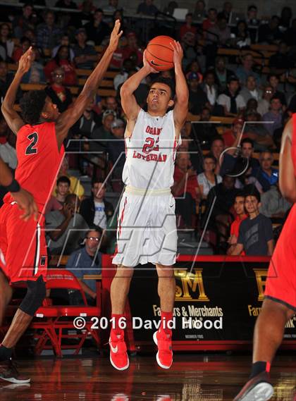 Thumbnail 3 in Orange Lutheran vs. Westchester (Nike Extravaganza) photogallery.