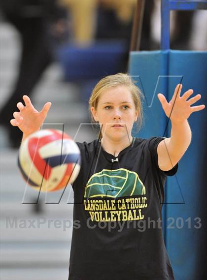 Thumbnail 1 in Lansdale Catholic vs Masterman (AA District 12 Championship) photogallery.