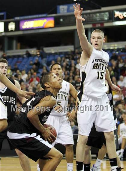 Thumbnail 2 in Archbishop Mitty vs. Woodcreek (CIF NorCal D2 Regional Final) photogallery.