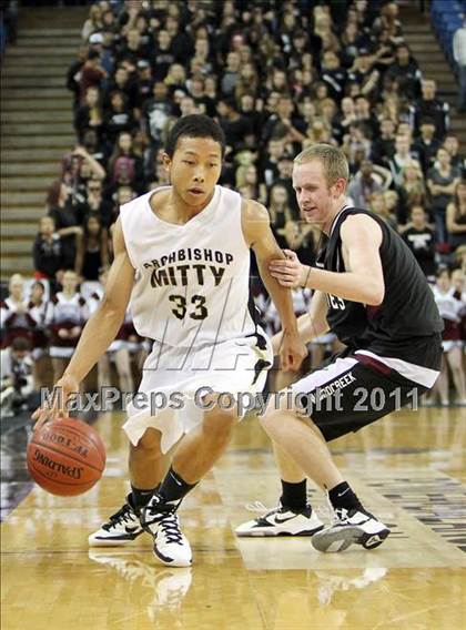 Thumbnail 2 in Archbishop Mitty vs. Woodcreek (CIF NorCal D2 Regional Final) photogallery.